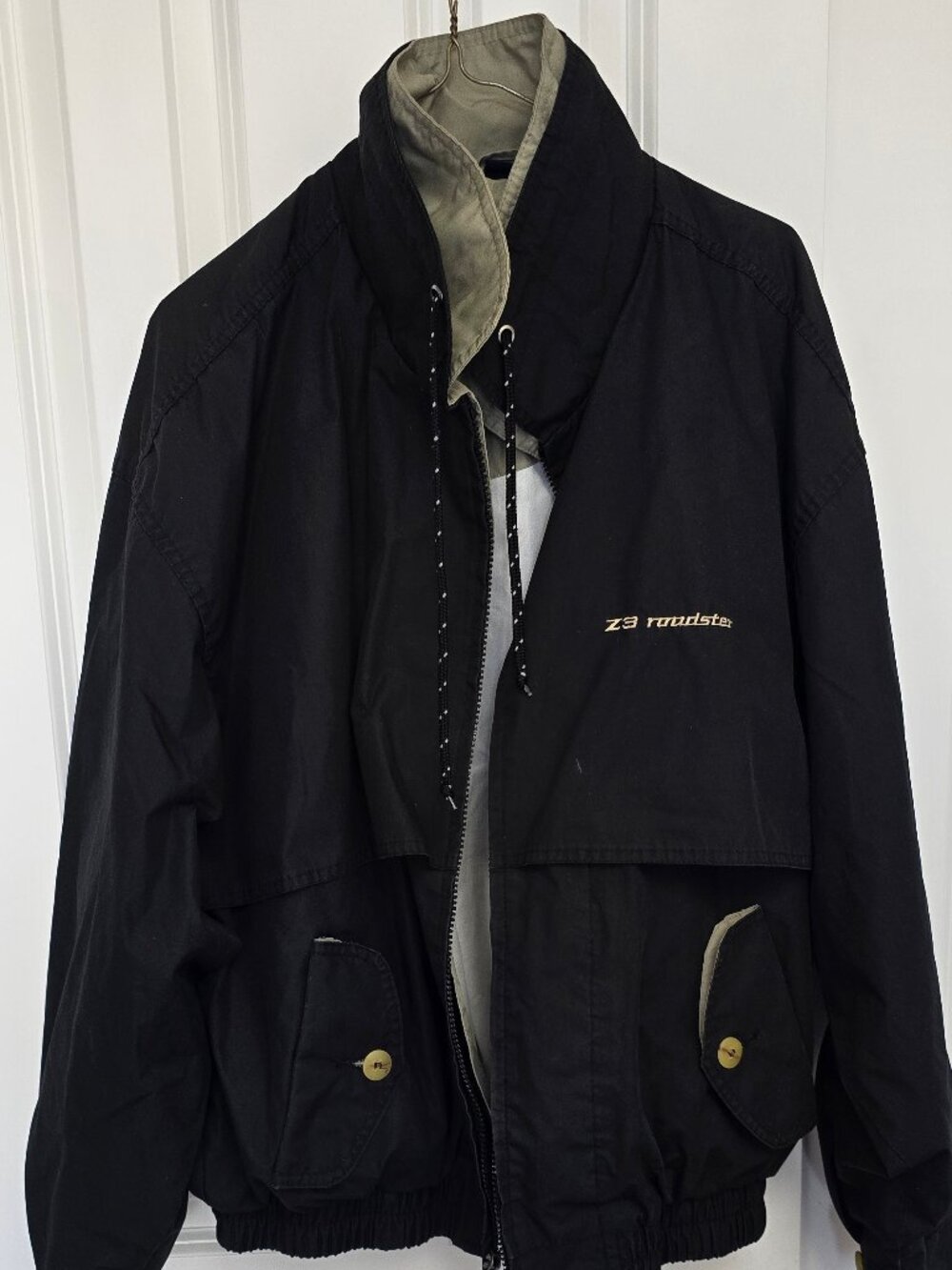 Vintage BMW Z3 Roadster Gear For Sports Black Jacket Coat Mens Medium